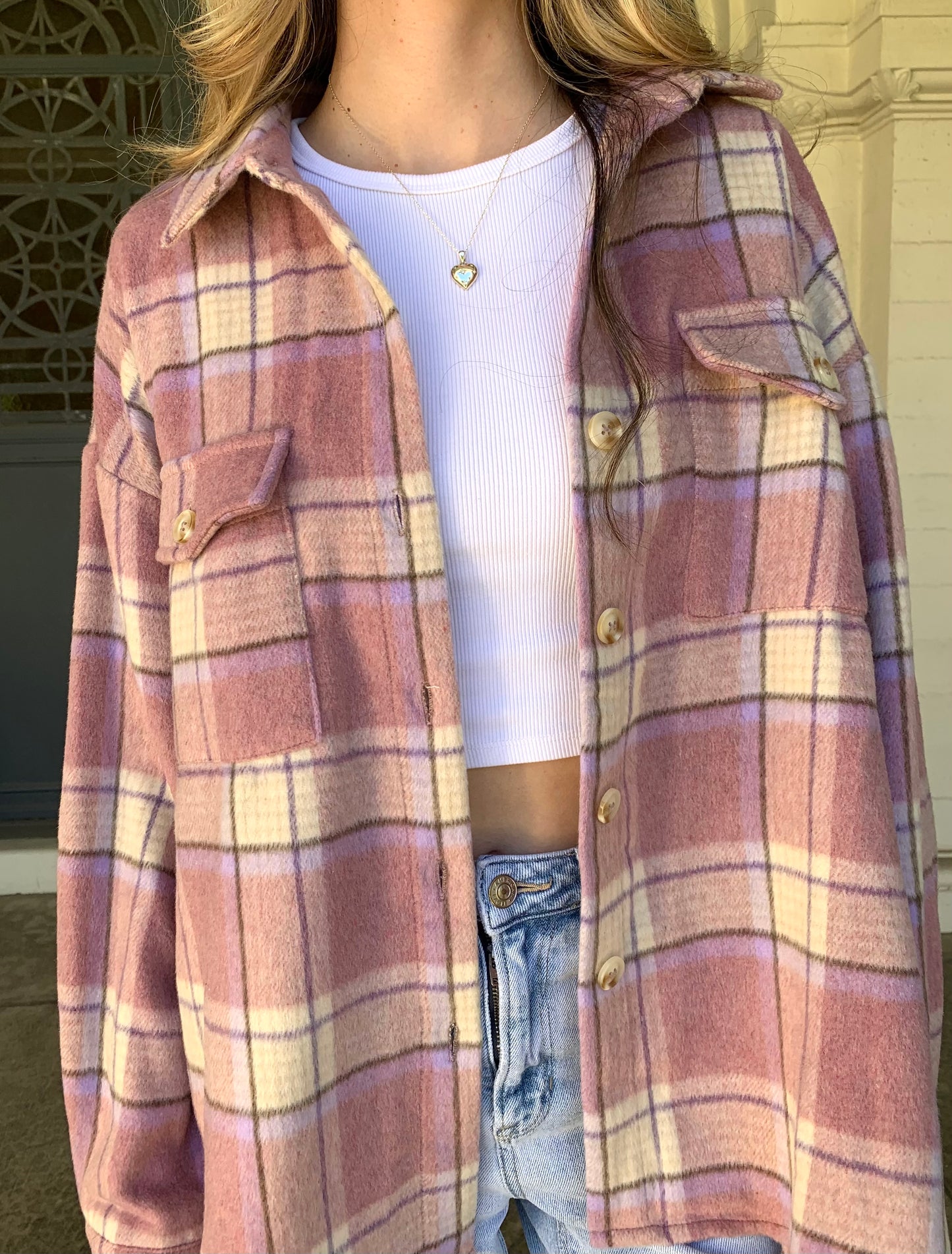 Spring Pink Neutral Flannel