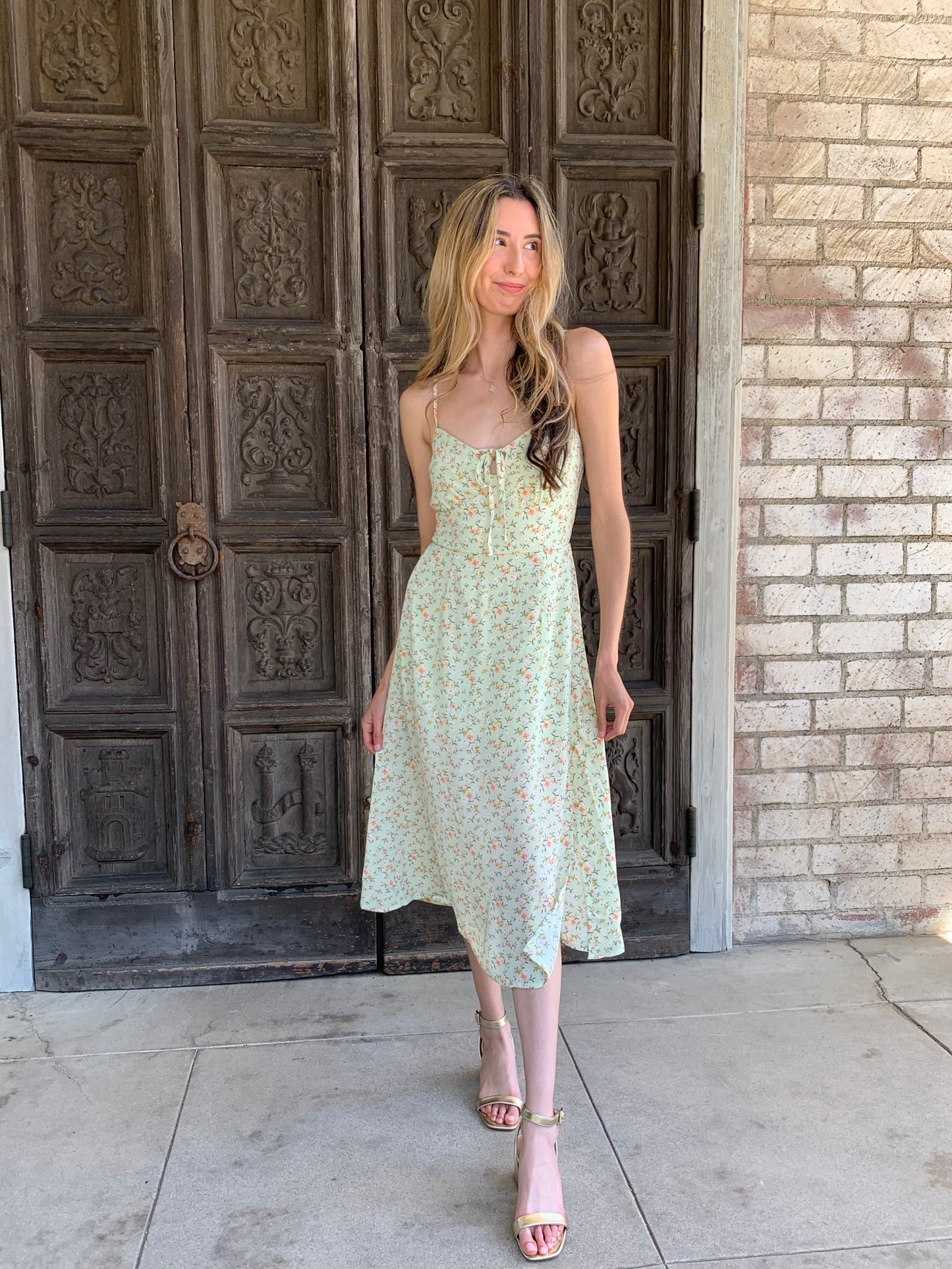 Sweet Floral Maxi Dress