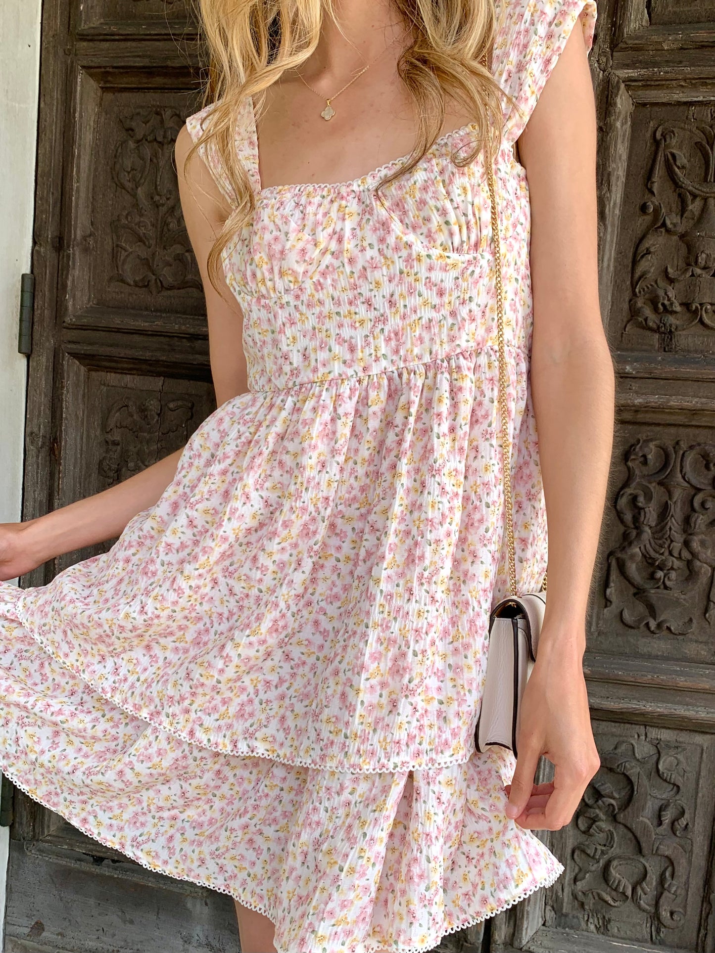 Pink Ruffle Sundress